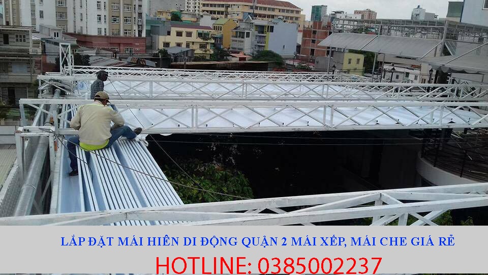 Lắp Đặt Mái Hiên Di Động Quận 2