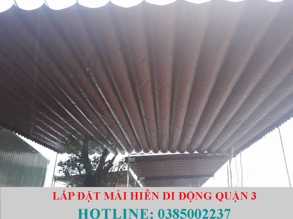 lắp đặt mái hiên di động quận 3