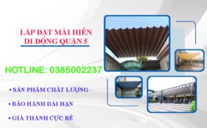 Lắp Đặt Mái Hiên Di Động quận 5