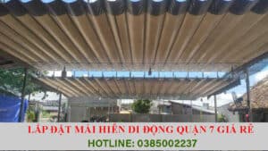 lắp đặt mái hiên di động quận 7