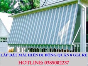 lắp đặt mái hiên di động quận 8