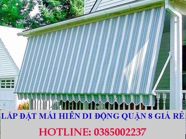 lắp đặt mái hiên di động quận 8