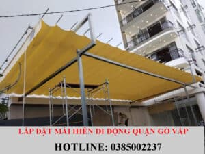 lắp đặt mái hiên di động quận gò vấp