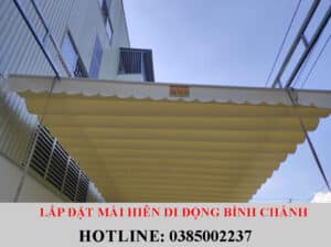 lắp đặt mái hiên di động quận bình chánh