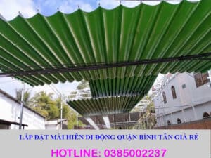 lắp đặt mái hiên di động quận bình tân