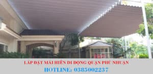 lắp đặt mái hiên di động quận phú nhuận