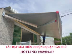 lắp đặt mái hiên di động quận tân phú