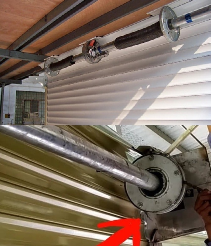 Sửa Cửa Cuốn Bị Đứt Lò Xo