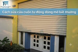 Cách sửa cửa cuốn tự động đóng mở bất thường