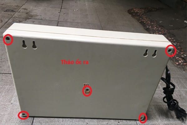 hướng dẫn thay bình lưu điện cửa cuốn